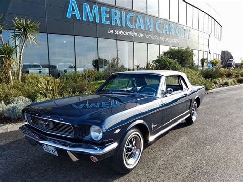 Ford Mustang I 1964 73 47l V8 289 Ci Cabriolet Bleu Occasion 59