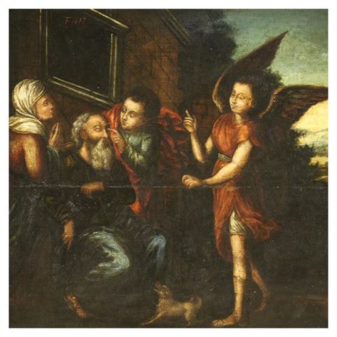 17th Century Oil on Canvas Antique Italian Religious Painting, 1680 at ...