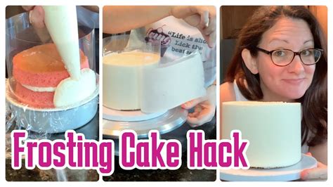 Frosting Cake Hack Youtube