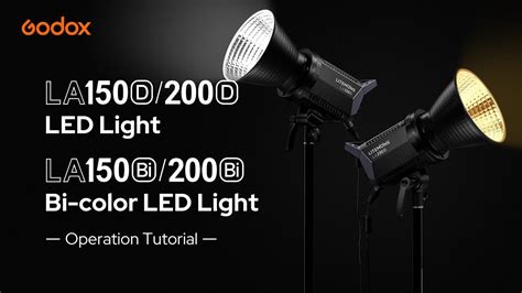 Godox Litemons LA Series New Entry Level LED Lights Operation