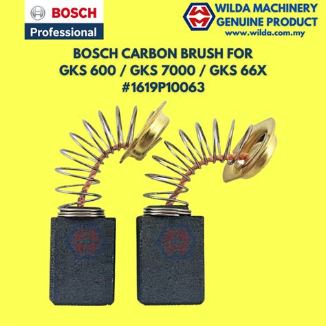 BOSCH CARBON BRUSH FOR GKS 600 GKS 7000 GKS 66X 1619P10063 WILDA