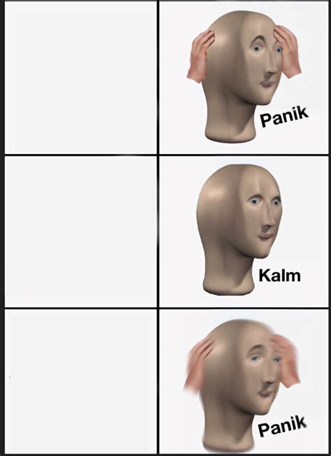 Panik Kalm Meme Template Memeheist