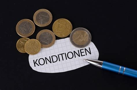 Konditionen text on piece of paper - Creative Commons Bilder