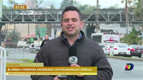 Blumenau Completa Anos Nesta Sexta Feira