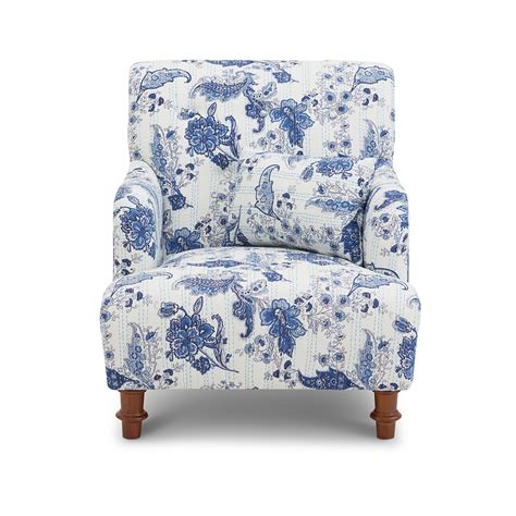 coastal print accent chairs - FastHomeIdeas