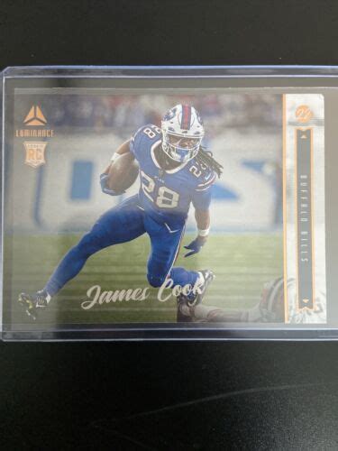 Panini Chronicles Luminance James Cook Bronze Rc Buffalo