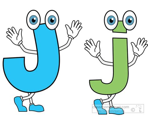 Alphabets Clipart Letter Alphabet J Upper Lower Case Cartoon Clipart