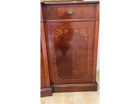 Credenza Vintage In Legno Di Mogano E Noce Deesup