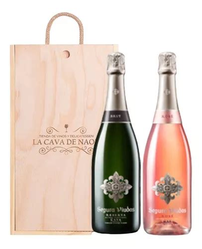 Cava Espa Ola Segura Viudas Brut Estuche X Caja Madera Env O Gratis