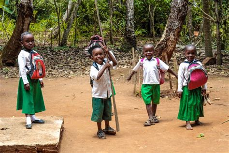 Kids from Jambiani Village in Zanzibar Editorial Image - Image of happy, happyface: 112148700