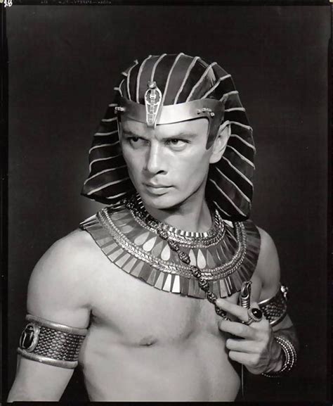 Yul Brynner In The Ten Commandments 1956 Yul Brynner Movie Stars