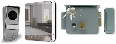 Extel Visiophone Visio Ultra Plat Design Effet Mirroir Serrure