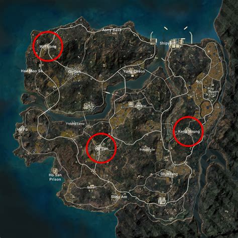 Pubg Best Landing Spots In Taego Map Ginx Esports Tv