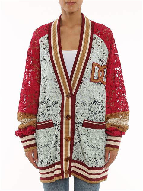 Cardigan Dolce Gabbana Cardigan In Pizzo F J Zg Bchs