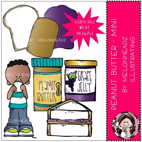 Peanut Butter Clip Art Mini - Etsy