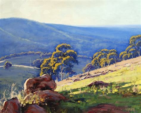 Rocky Outcrop Near Bathurst Painting By Graham Gercken Saatchi Art