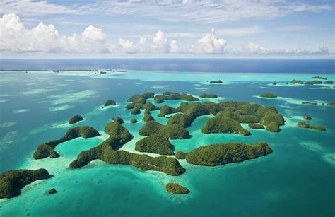 Aerial View Of Seventy Islands Of Palau Photograph By Reinhard