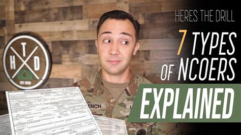 Heres The Drill 7 Types Of Ncoers Explained Youtube