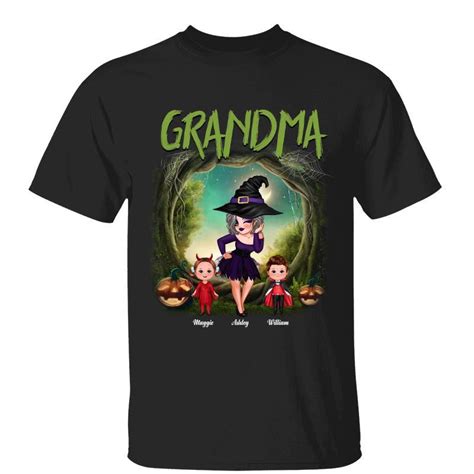 Halloween Canopy Grandma Grandkids Personalized Shirt Trendingcustom™️