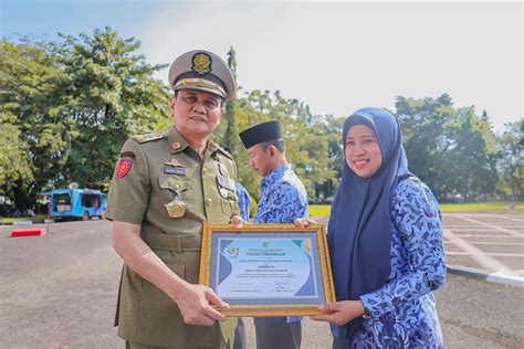 Bupati Barru Irup Pada Upacara Peringatan Hut Satpol Pp Dan Linmas