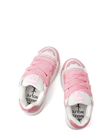 Naked Wolfe Slider Platform Sneaker In Pink Lyst