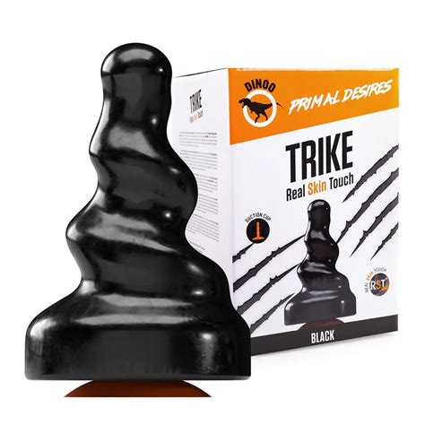 De Dinoo Primal Desires Extra Grote Dildo Met Zuignap Trike Zwart