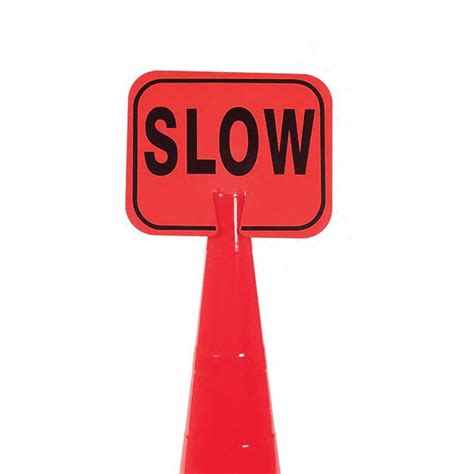 Traffic Cone Signs - 13" x 11" Signs for Traffic Cones ...