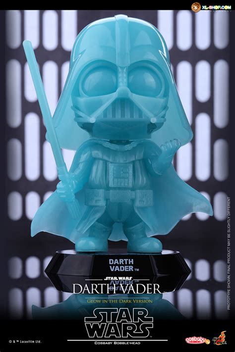 Hot Toys COSB302 Star Wars Darth Vader Cosbaby S Bobble Head Glow In The Dark Version