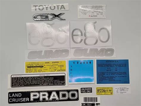 Toyota Land Cruiser Prado Sumo Ego Calcoman As Env O Gratis