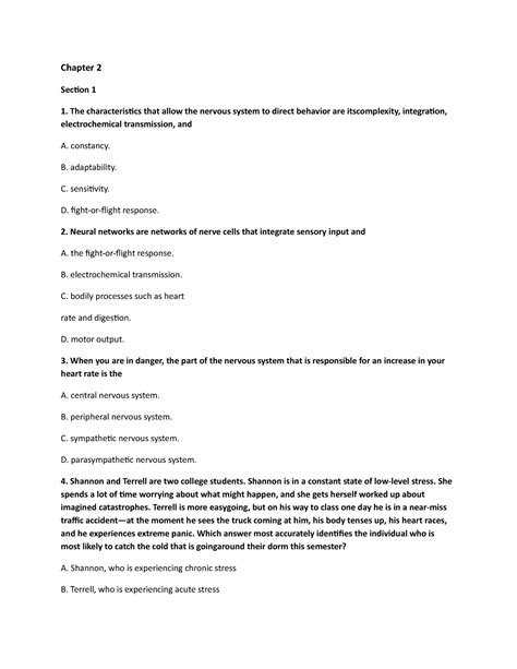 Introduction To Psychology Midterm Chapter Section The