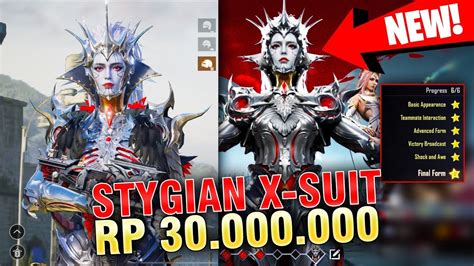 TOP UP RP 30 000 000 BELI STYGIAN X SUIT SKIN RAJA VAMPIRE PUBG