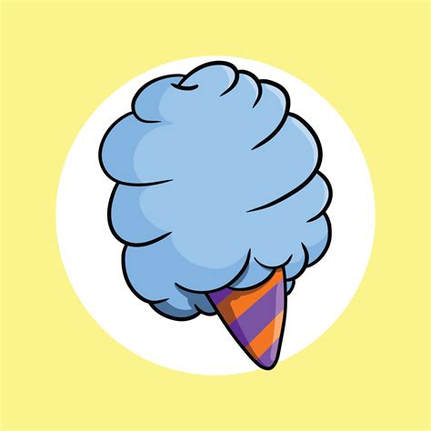 Cotton Candy Illustration 14532237 Vector Art At Vecteezy