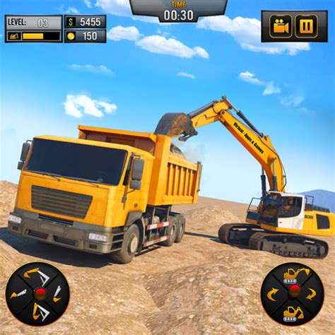 Bagger Baukran Simulator LKW Spiele Amazon De Appstore For Android