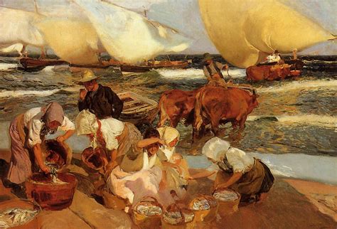 Beach At Valencia Joaquín Sorolla Encyclopedia Of