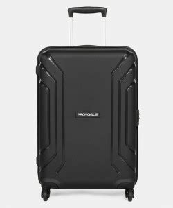 Provogue Wing Check In Suitcase Black Price In India