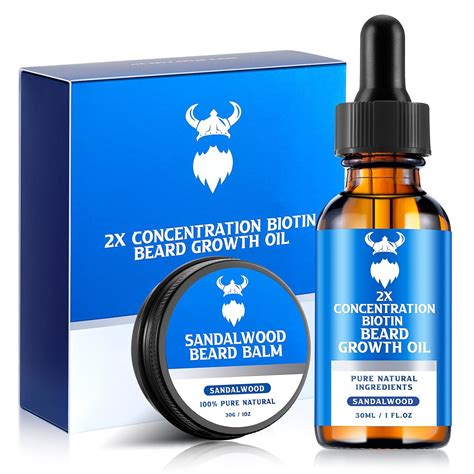 Beard Growth Oil And Beard Balm Beard Growth Kit With 2x