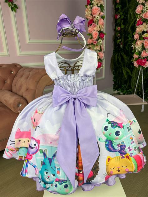 Vestido Infantil a Casa Mágica da Gabi Elo7 Produtos Especiais