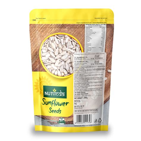 Sunflower Seeds G Welcome To Nutveda