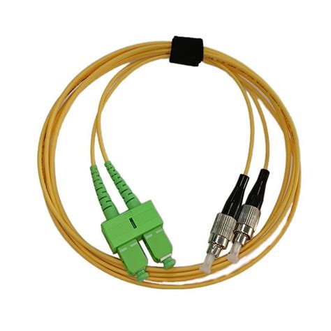 Fiber Optical Patchcord Scapc Fcapc Sm Duplex Lszh D 20 Patch Cable