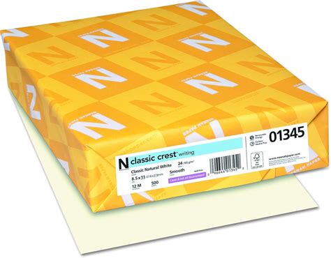 Neenah Paper 01345 Classic Crest Premium Paper 24 Lb 8 5