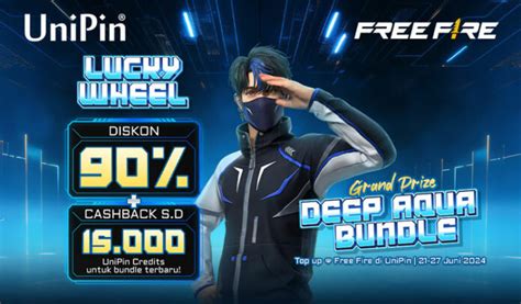 Free Fire Lucky Wheel Hadir Top Up Di Unipin Diskon Cashback S