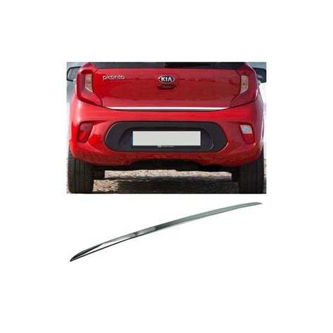 Kia Picanto Iii 2016 Chrome Rear Strip Trunk Tuning Lid 3m Boot