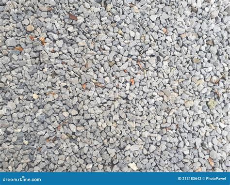 Gravel Texture Pebble Stone Background Light Grey Closeup Small Rocks