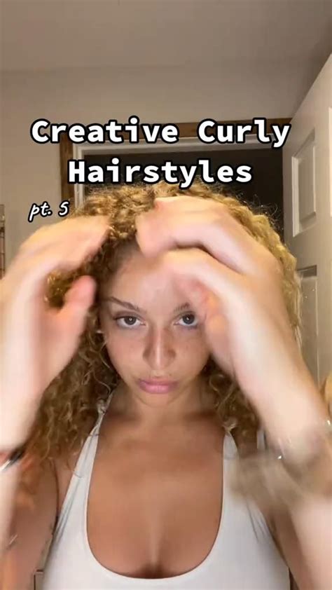 Creative Natural Hairstyle A Hair Type Video Curly Hair Styles