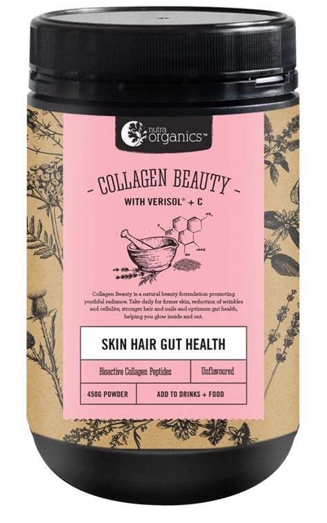 Buy Nutra Organics Collagen Beauty With Verisol C 450g At Mighty Ape NZ