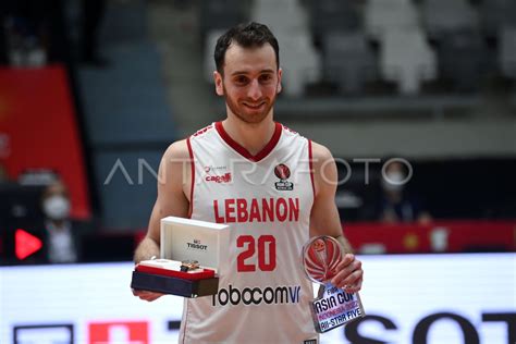 PEBASKET LEBANON WAEL ARAKJI RAIH MVP FIBA ASIA CUP 2022 ANTARA Foto