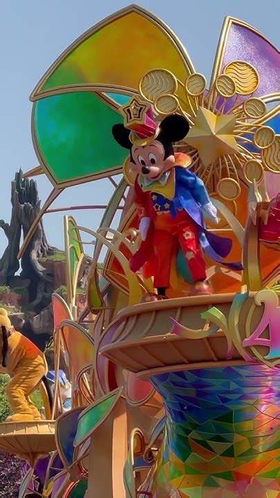 ハイテンションミッキー！【tdl 4k】ディズニー・ハーモニー・イン・カラー 40周年パレード 20230518 ディズニー40周年