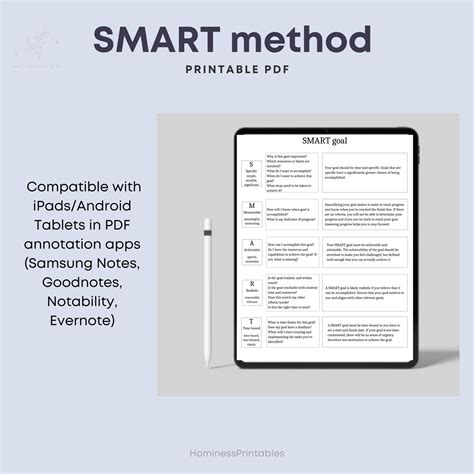 SMART Goals Worksheet. SMART Goal Setting. Smart Goal Template ...