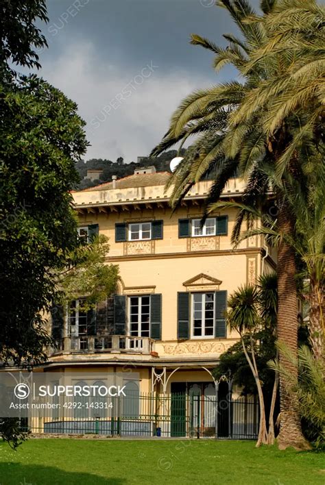 Italy, Liguria, Genoa, Nervi park, Villa Gropallo - SuperStock