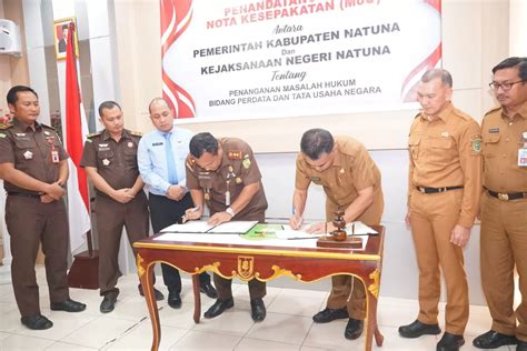 Jalin Kerjasama Bidang Perdata Dan Tata Usaha Negara Pemda Natuna Dan